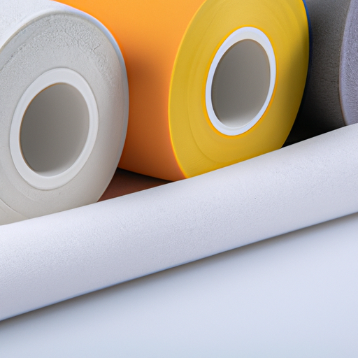 Two-color vinyl and fabric special coating adhesive felt roll China factory, Painting wool fabric self-adhesive felt roll wholesaler in China,