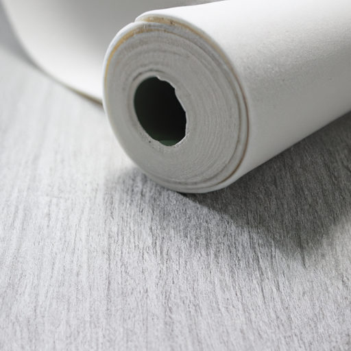 Decorative White Felt Roll Vinyl Floor Stick China Wholesaler, Temporary Floor Protection Home Depot White Polyester Felt Roll China Factory Made,