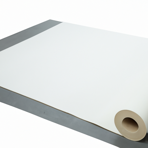 China's high-end adhesive white felt floor protection felt roll x 500mm,