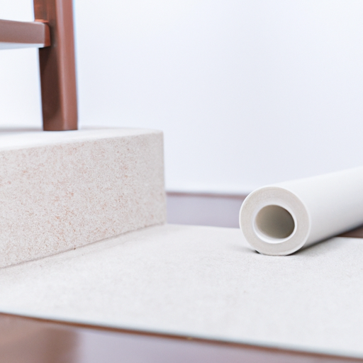 China OEM factory self-adhesive felt roll white, made in China felt roll with adhesive to protect stair tile carpet,