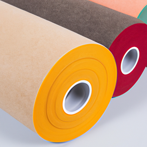 Self adhesive felt roll Velvet polypropylene felt roll Chinese factory production, manufacturing and wholesale,