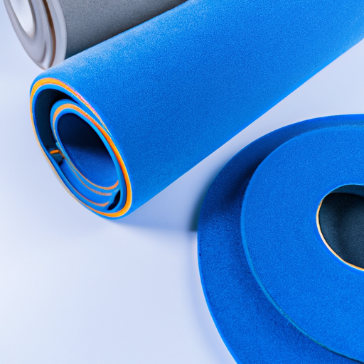 Blue Floor Protection Felt Backing Thin Adhesive Backed Felt Roll For Laminate China Factory,