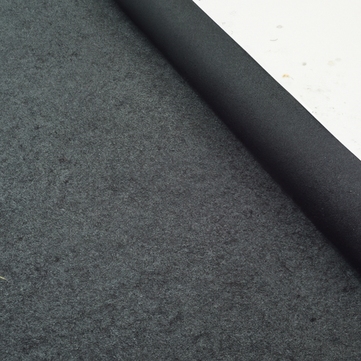 Waterproof Floor Cover Wool Painters Felt Protect Floor Stairs, Sticky Back Black Felt Roll China High Quality Manufacturer,