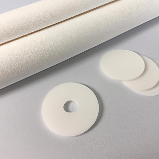 White Polyester Felt Fabric Adhesive Felt Dots China Best Factory, Custom Felt Adhesive White Felt Roll China Manufacturer,