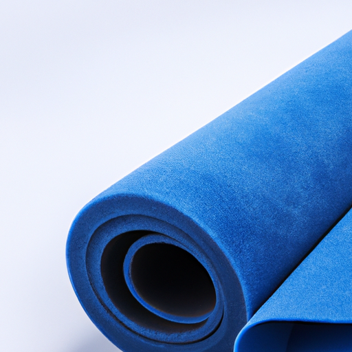 Wholesaler of high-end Chinese manufacturer of blue vinyl fabric self-adhesive wool felt roll,