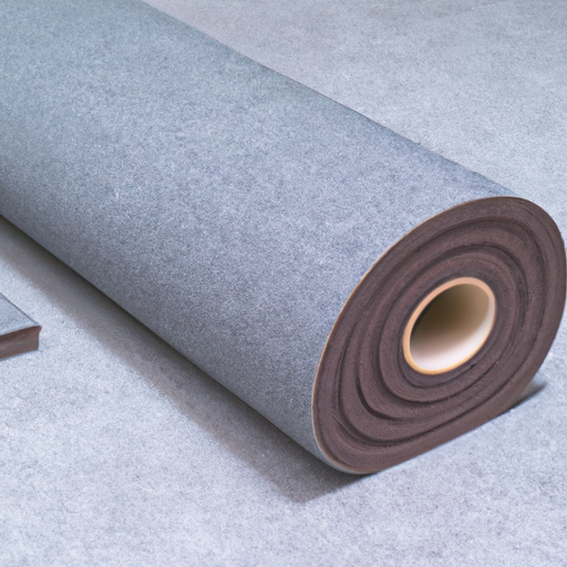 Thin self-adhesive felt floor protection felt roll made in China, 25m x 500mm