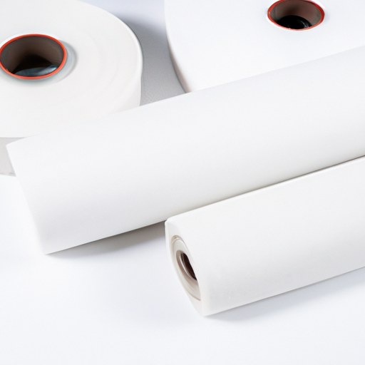 Self adhesive white felt laminated sheet, polyester and acrylic felt rolls, wholesale from Chinese factories,