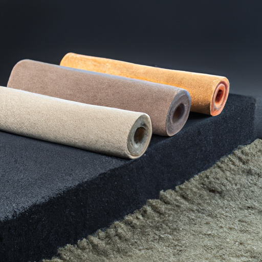 Chinese high-quality manufacturer of natural wool fabric floor protection felt roll back adhesive,