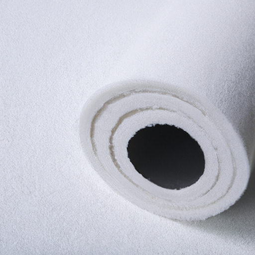 Ecological felt fabric, white self-adhesive felt roll, produced and manufactured by Chinese factories