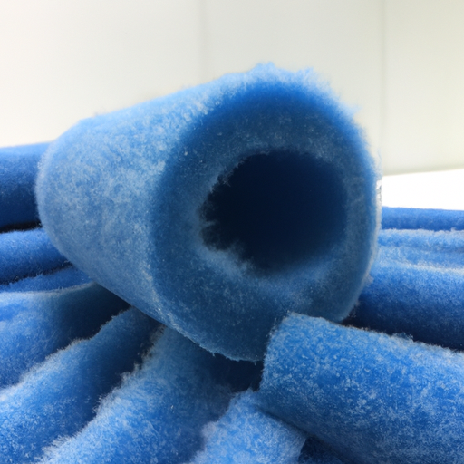 Needle felt polyester decorative fabric, blue floor protection roll, factory in China,