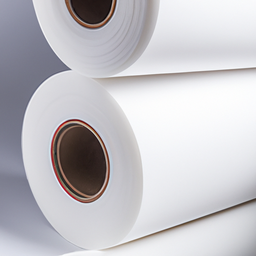 Chinese manufacturer of cheap vinyl based PVC white adhesive felt rolls,