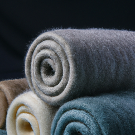 High end Chinese manufacturer of natural dyed wool felt roll knitted coating fabric