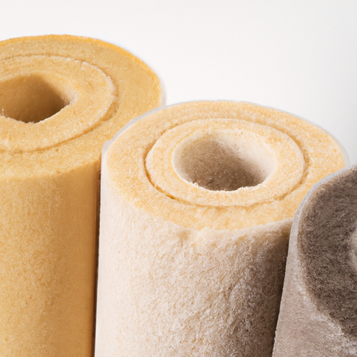 Natural felt with adhesive for staircase protection. The best factory in China for felt rolls