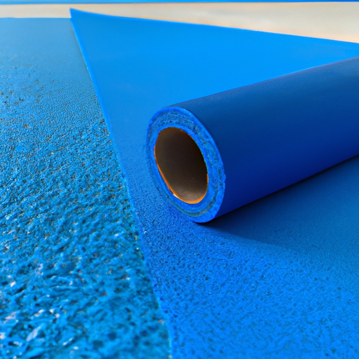 Chinese high-quality blue floor protection polyester non-woven felt roll protection painter painting,