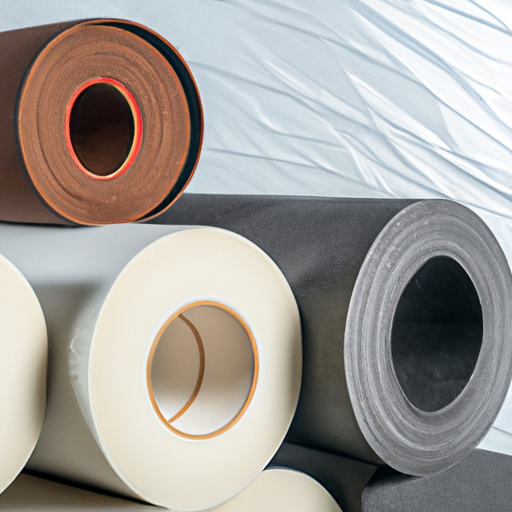 Heavy duty self-adhesive roofing felt rolls for furniture are manufactured in Chinese factories,