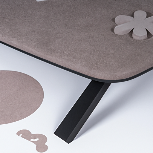 Cheap vinyl base with logo, furniture, felt rolls, made in Chinese factories,