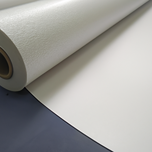 Vinyl polyester fabric, white adhesive backing felt roll, manufactured and wholesale in Chinese factories,