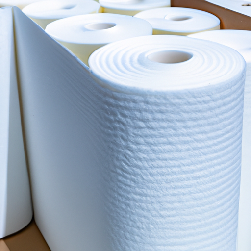 Chinese manufacturer of white adhesive felt rolls for polyester roof felt used in sheds,