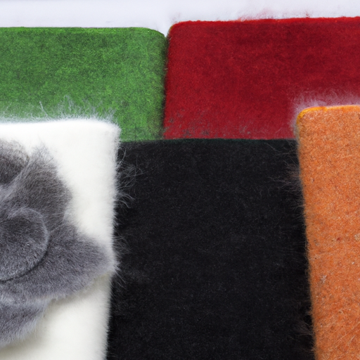 Chinese supplier of fabric acrylic paint bonded wool felt materials,