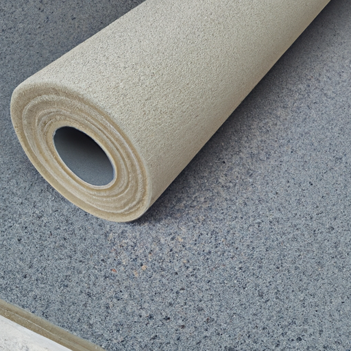 Home Depot's floor felt moisture-proof layer, polyester needle punched felt roll, factory in China,