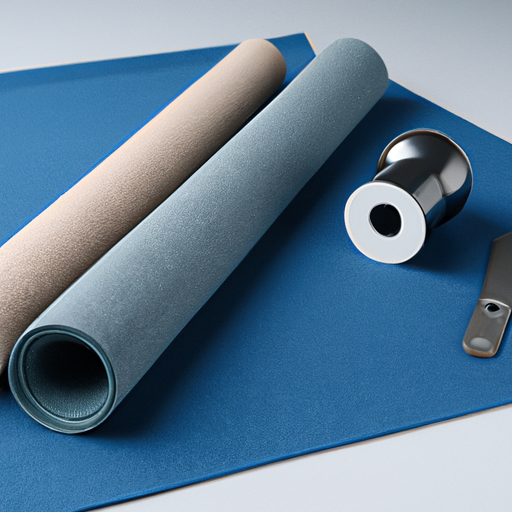 PE coating packaging felt rolls on the fabric, needle punched felt rolls, a high-quality factory in China,