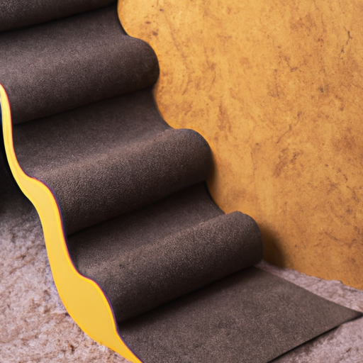 China's high-quality felt adhesive, self-adhesive felt roll, covers the stair treads,