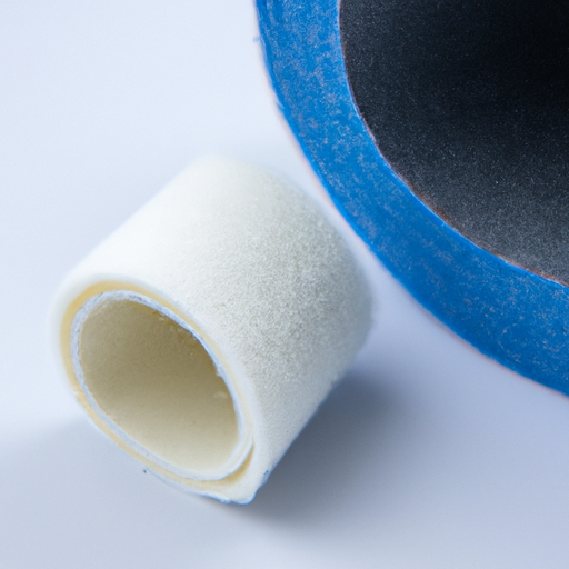 Environmentally friendly polyester felt, blue and white self-adhesive felt roll, a high-quality factory in China,