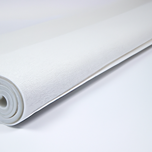 Textile floor protection mat, white self-adhesive felt roll, a high-end supplier in China,