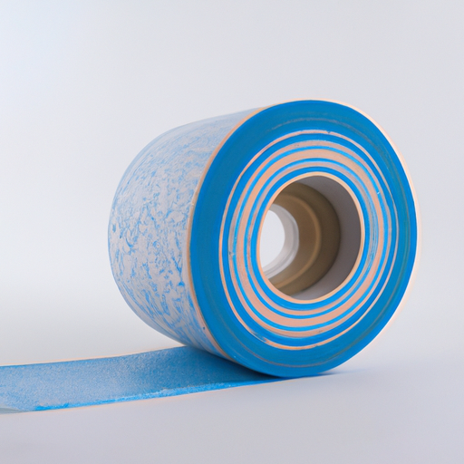 China's high-end white and blue adhesive felt rolls protect basement stair treads