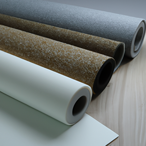 Hardwood floor protective film, vinyl base felt fabric roll, a good manufacturer in China,