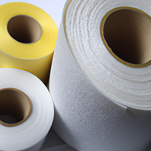 The best supplier of non-woven fabric pattern plain roll, white needle felt roll adhesive in China,