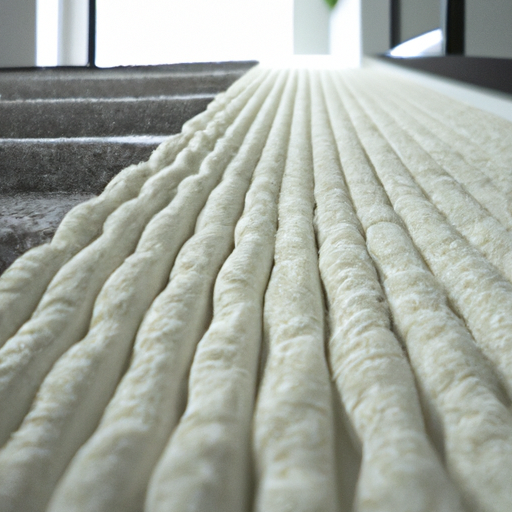 The best anti slip white felt roll staircase carpet cover made in China with the best felt technology,