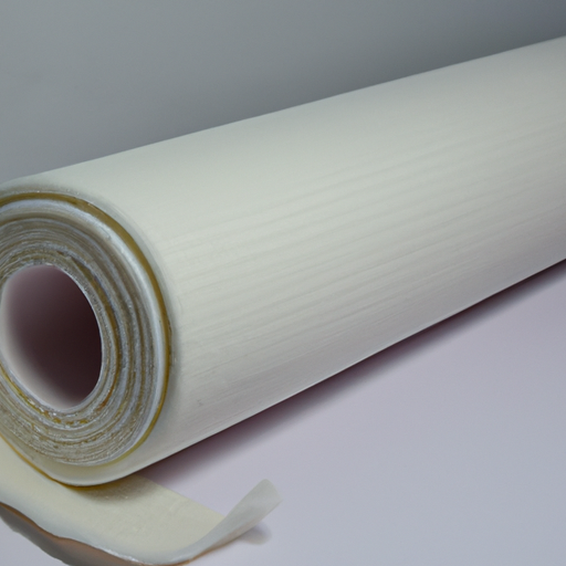 Durable self-adhesive felt rolls made of needle punched cloth with white adhesive wool, supplied by a Chinese supplier,