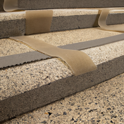 Made in China, adhesive backing felt with PE film protects stairs from wear and tear,