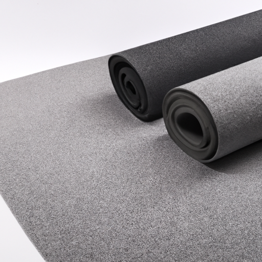 Grey felt backed vinyl self-adhesive felt roll floor protector produced in China,