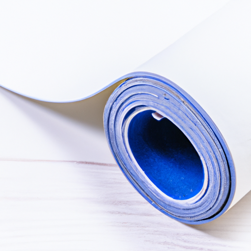 Chinese manufacturer of white blue adhesive backing felt roll hard wood floor protective film,