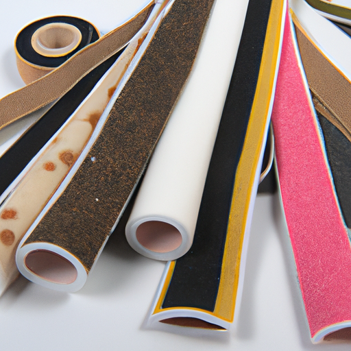 Coated fabric striped felt adhesive felt roll, a low-cost manufacturer in China,