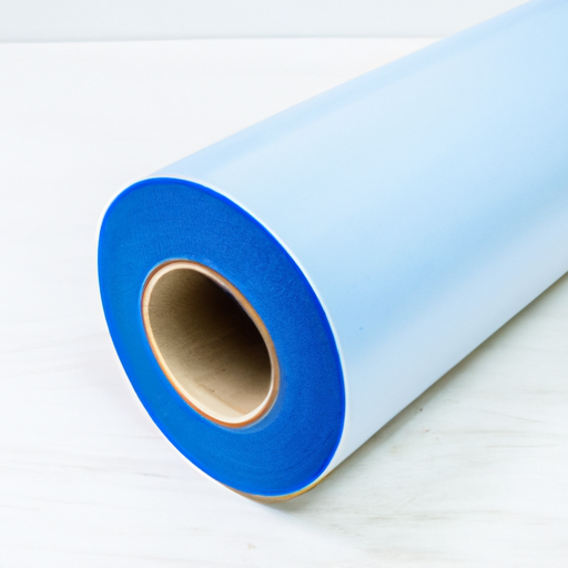 Chinese manufacturer of white blue adhesive backing felt roll hard wood floor protective film,