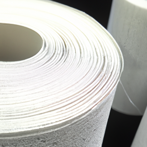 China High Quality Adhesive Backed Polyester Protection Felt Roll White