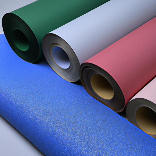 Made in China Acrylic Coated Backed Felt Roll Vinyl Lamination