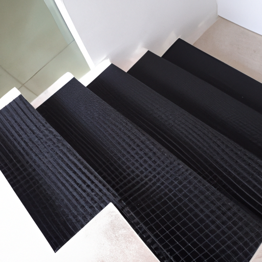 Floor stairs black with felt protector made by Chinese manufacturer