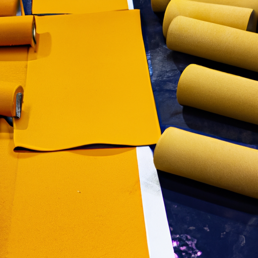 Premium factory protective paint felt rolls create a clean environment throughout the floor