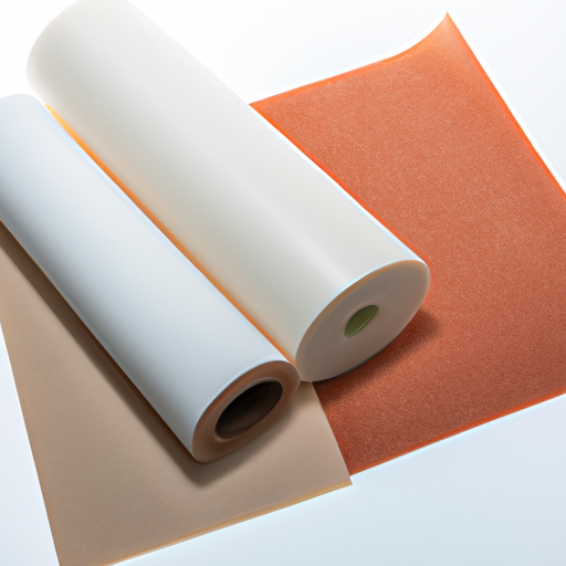 Vinyl adhesive felt pad with moisture-proof layer, white roof felt roll, Chinese supplier