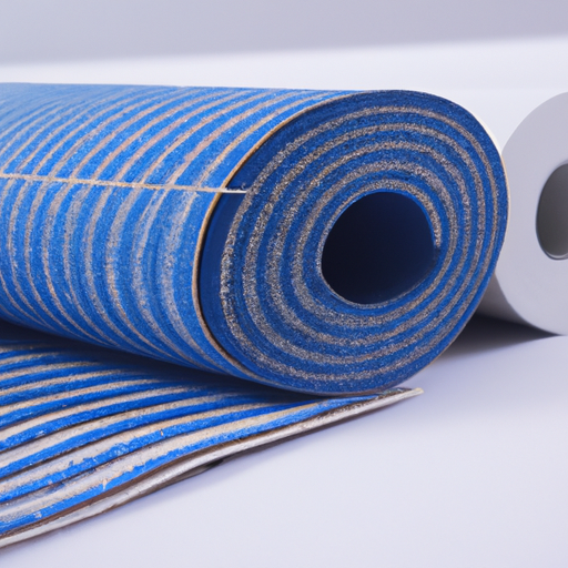 White, blue breathable self-adhesive floor cover roll felt pads best manufacturer in China