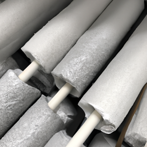 Coated composite felt roller, white rubber felt roll for building protection glue, high quality and cheap factory