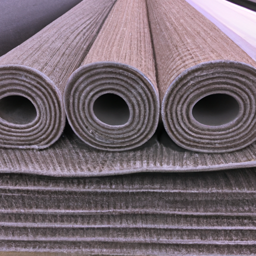 Laminate flooring back roll felt manufacturing factory, non woven polyester, cotton blend