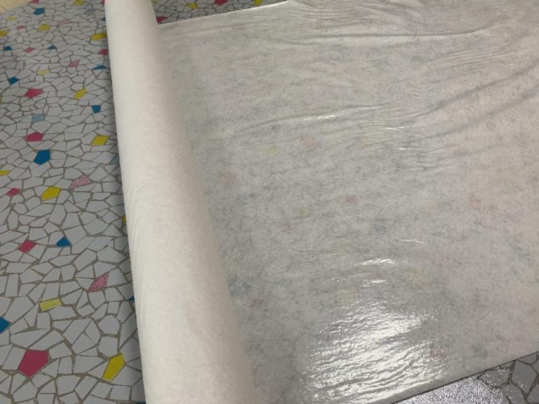 China cheap adhesive floor protective film, floor tile protection felt