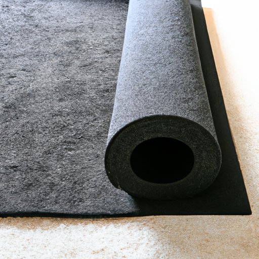 Waterproof Floor Cover Wool Painters Felt Protect Floor Stairs, Sticky Back Black Felt Roll China High Quality Manufacturer,