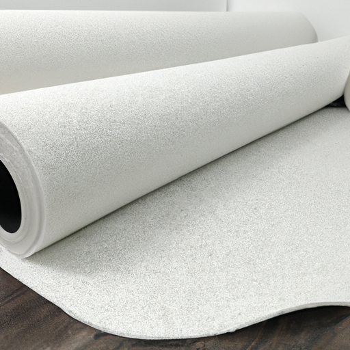 Decorative White Felt Roll Vinyl Floor Stick China Wholesaler, Temporary Floor Protection Home Depot White Polyester Felt Roll China Factory Made,