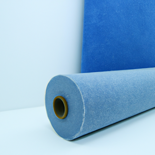 Pet Felt Roll Adhesive Backed Thin Felt Roll China Manufacturer, Light Blue Felt Cloth Wool Felt Roll China Good Manufacturer,